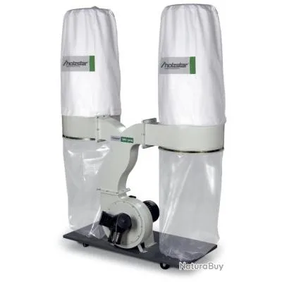Aspirateur à copeaux bois 3910m³/h 2,2kW 230V Holzstar SAA3001