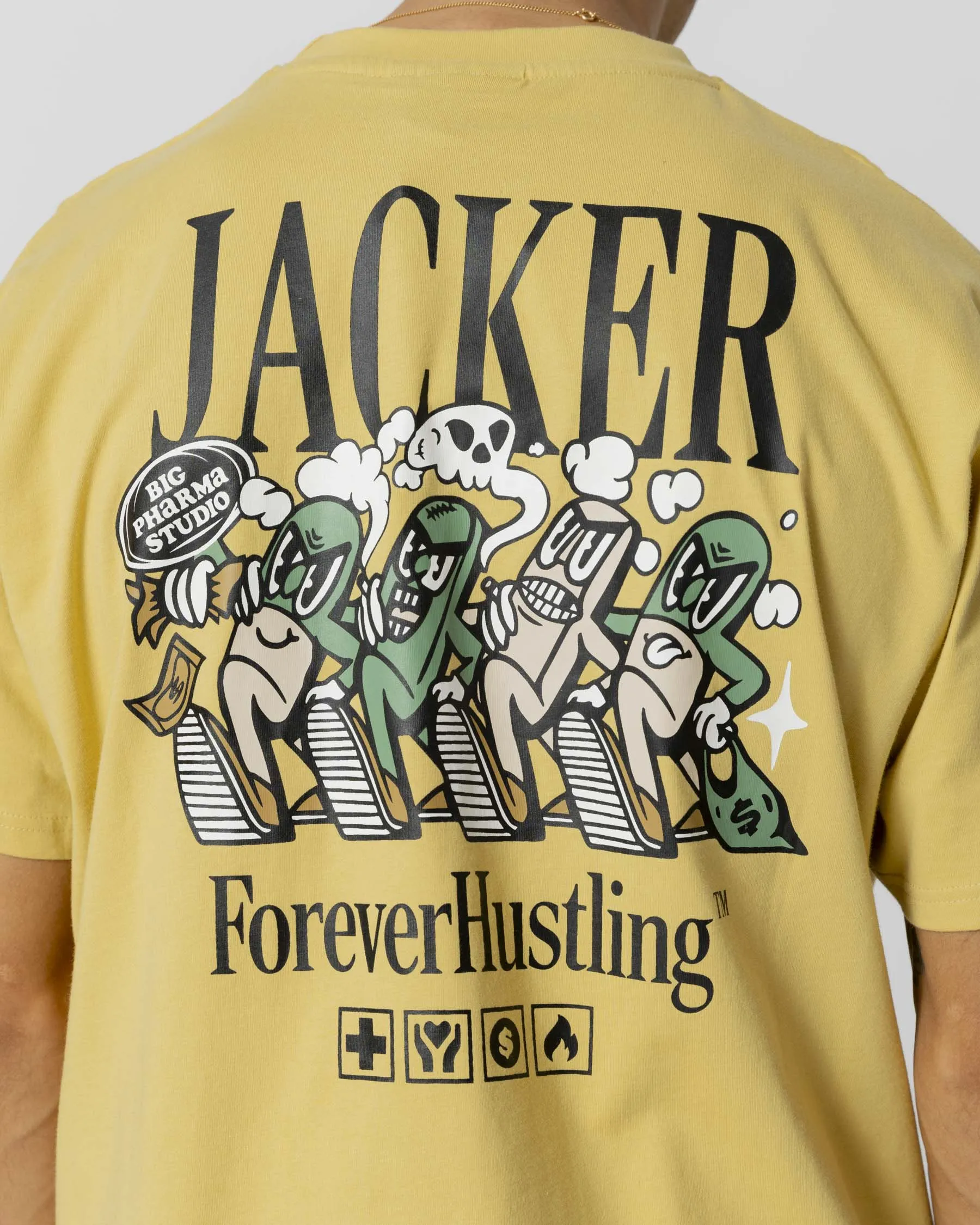 BIG PHARMA T-SHIRT - YELLOW