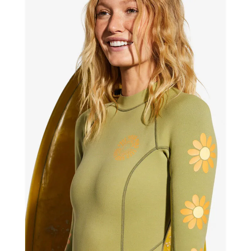 Billabong Billabong x Smiley 2/2 mm Spring Fever - Combinaison de surf femme | Hardloop