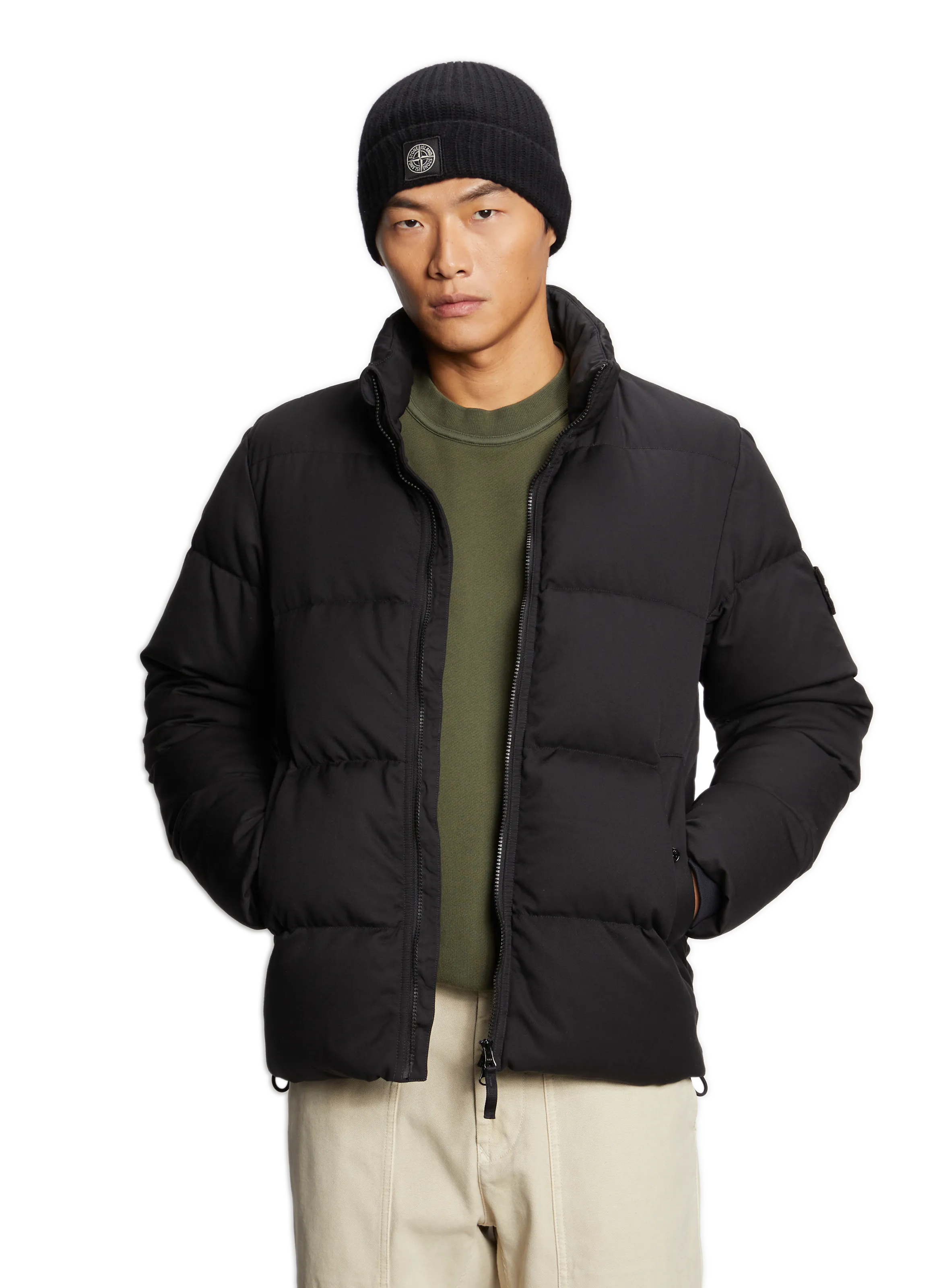 BLOUSON EN LAINE - STONE ISLAND pour HOMME | Printemps