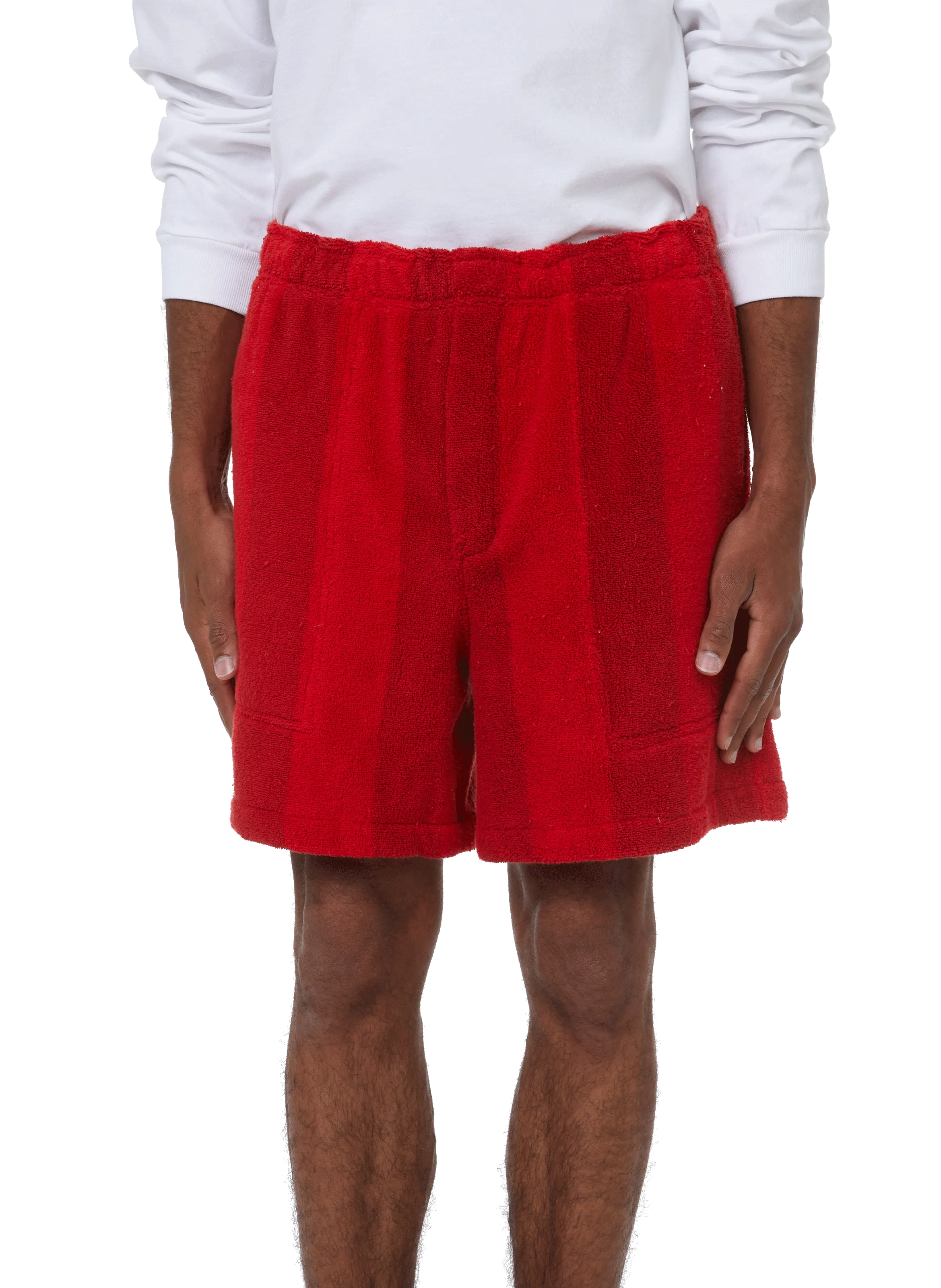 BODE  Short ample en coton éponge - Rouge