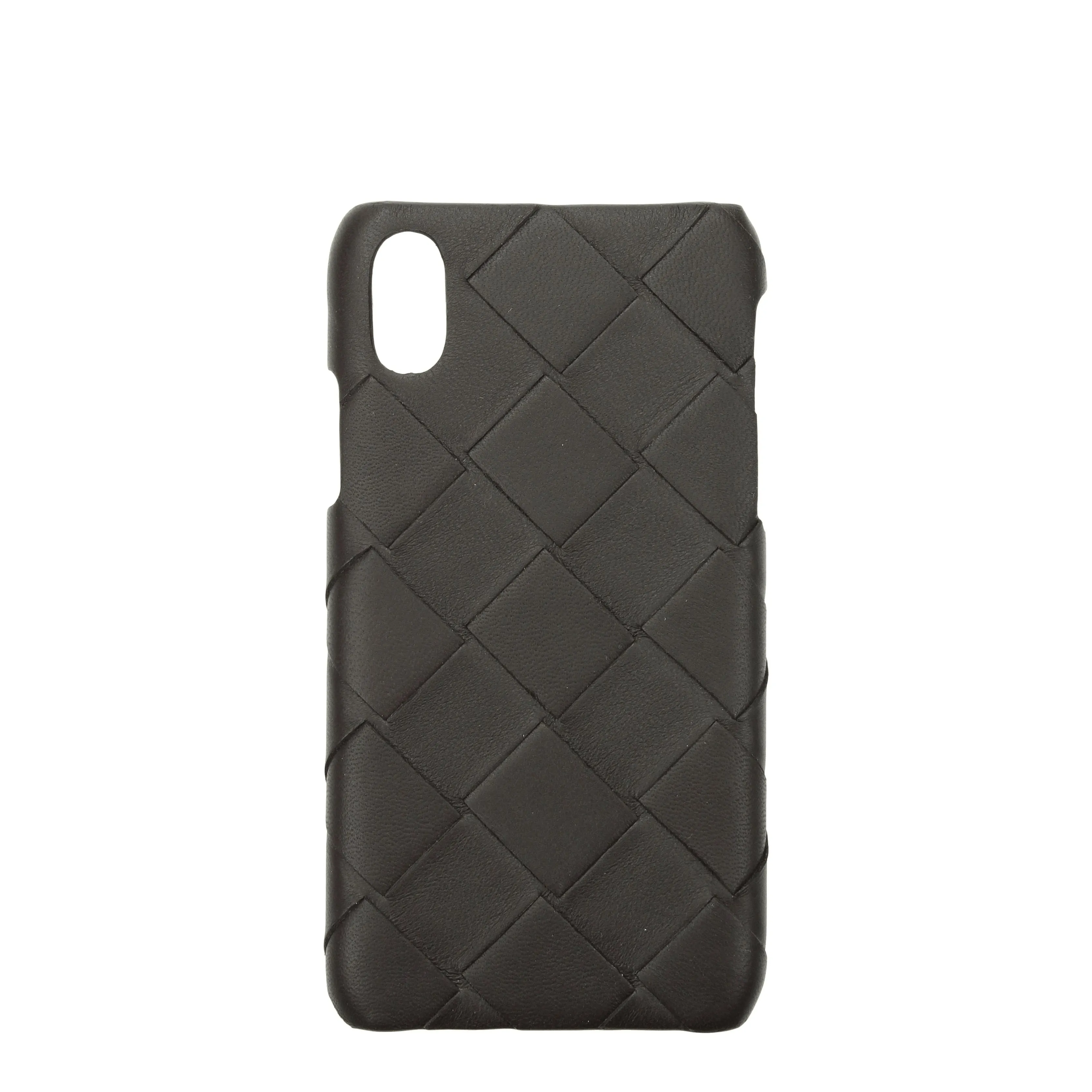 Bottega veneta port iphone iphone xs Hommes en cuir marron
