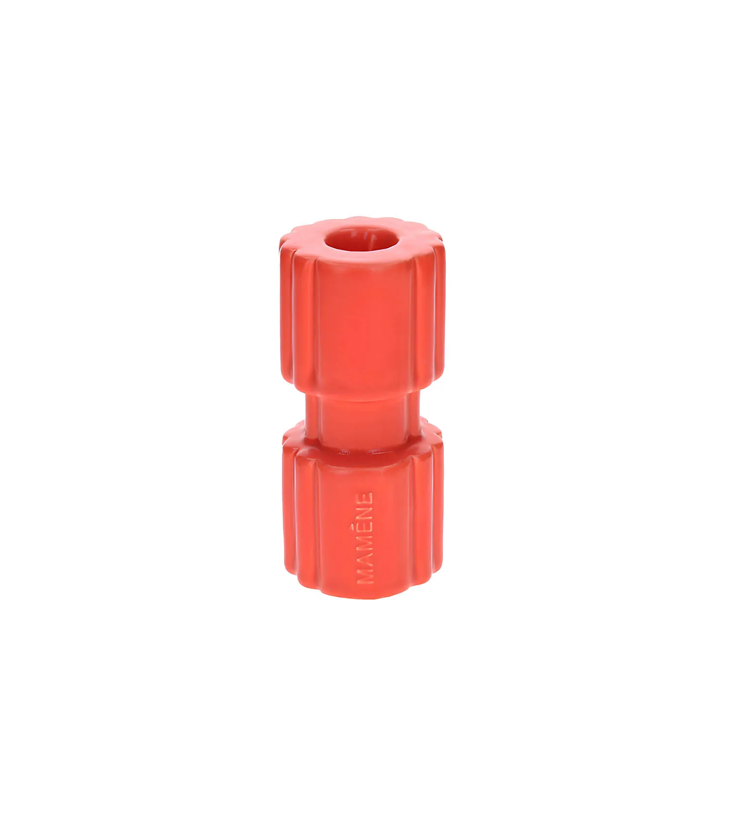 Bougeoir Totem Orange Corail Mamène Paris - Jane de Boy