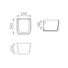Cache-siphon VITRA Sento Kids bleu