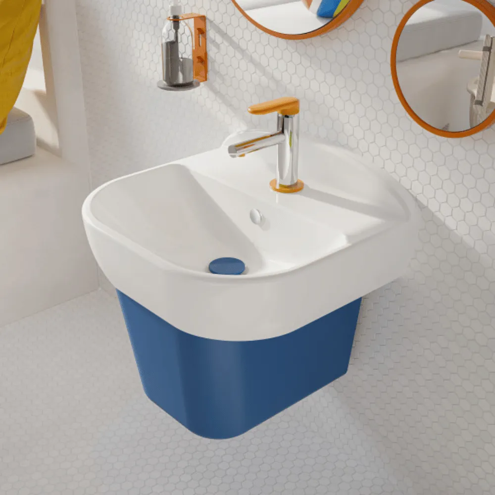 Cache-siphon VITRA Sento Kids bleu