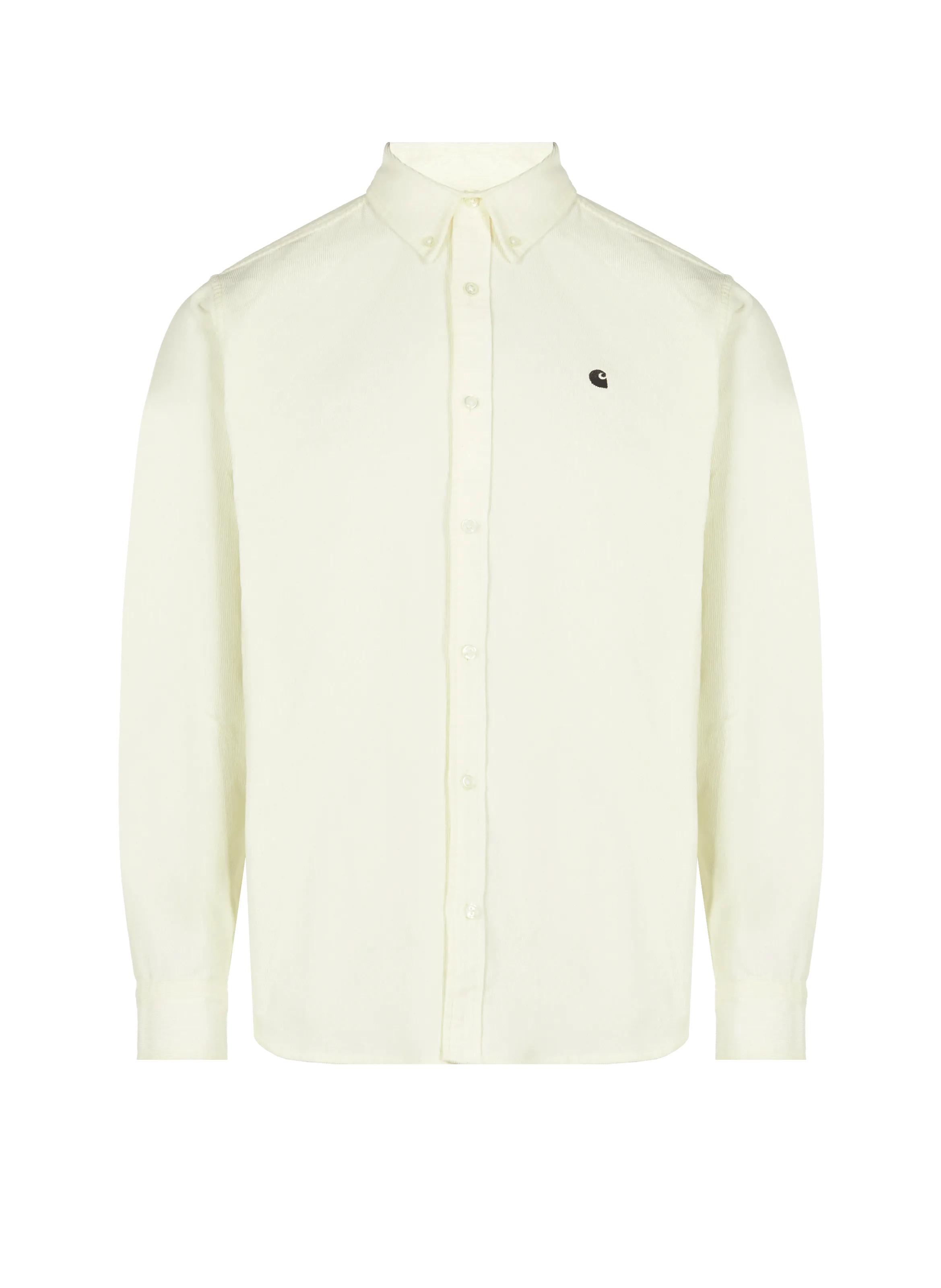 CARHARTT WIP  Chemise Madison Fine Cord en velours côtelé - Blanc