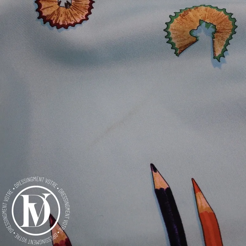 Carré 90 À vos crayons en soie – Hermès