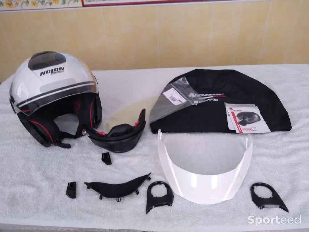 Casque moto Nolan transformable neuf Ajouté le : 13/09/2023