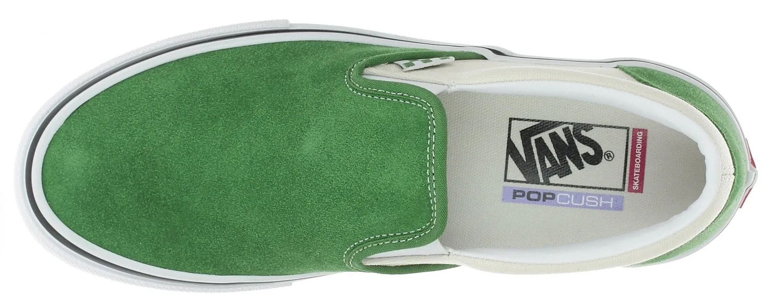 chaussures Vans Skate Slip-On - Juniper/White - men´s