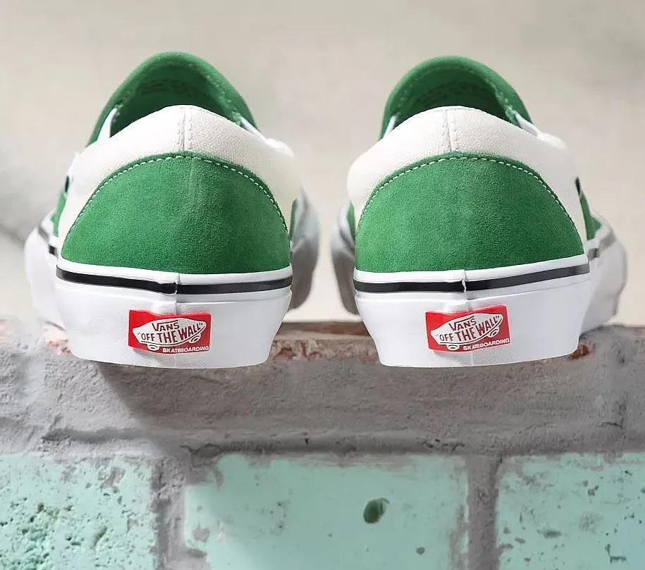 chaussures Vans Skate Slip-On - Juniper/White - men´s