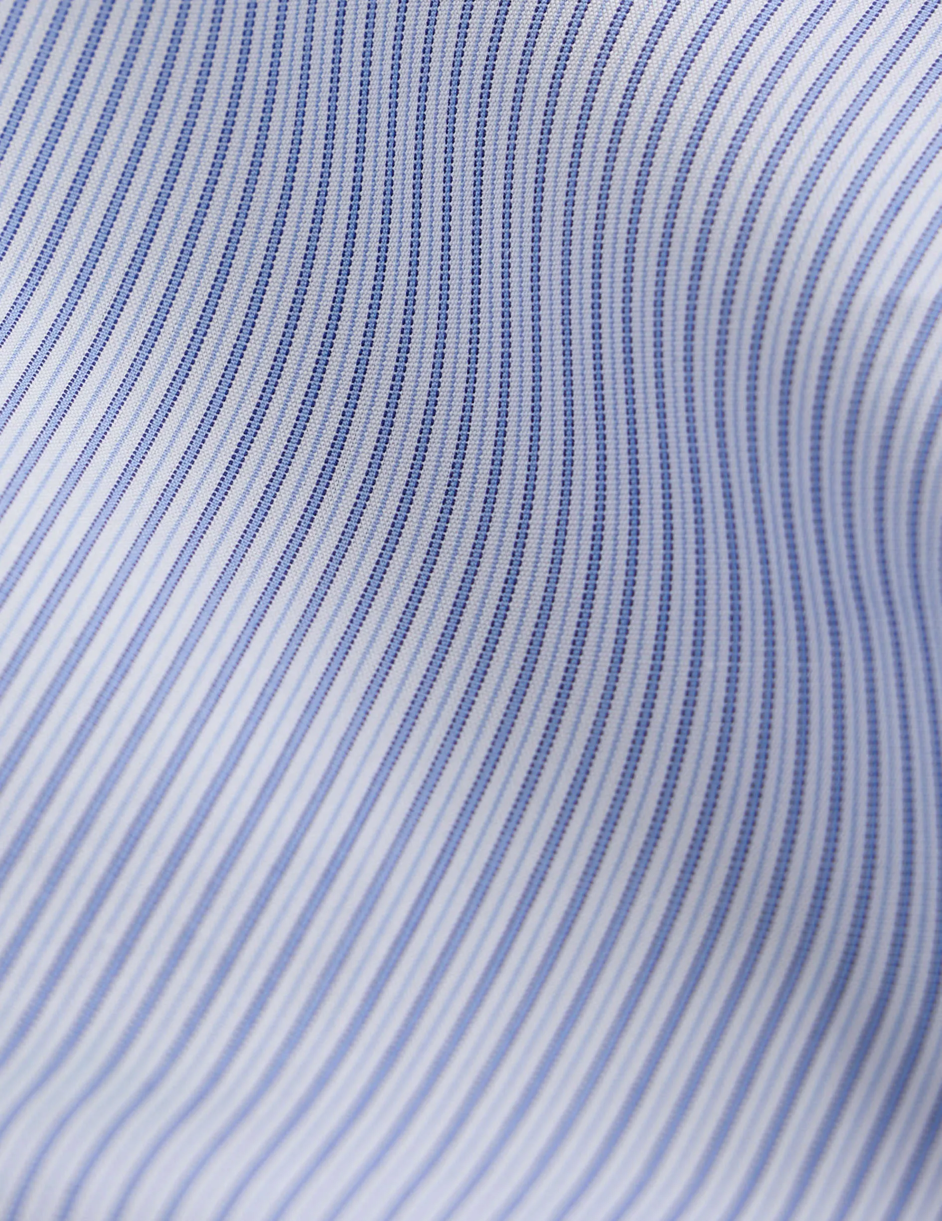 Chemise Ajustée rayée bleue