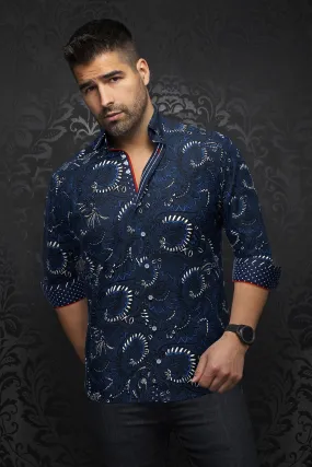 Chemise en Knit Au Noir | KAHLO Marine
