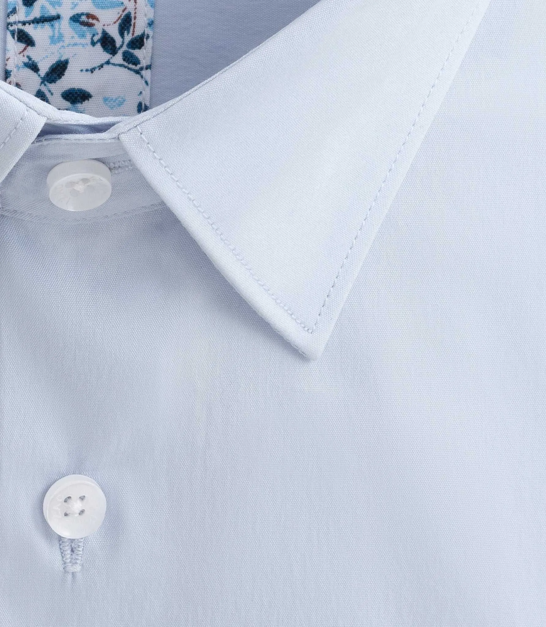 Chemise unie fantaisie ciel Dani