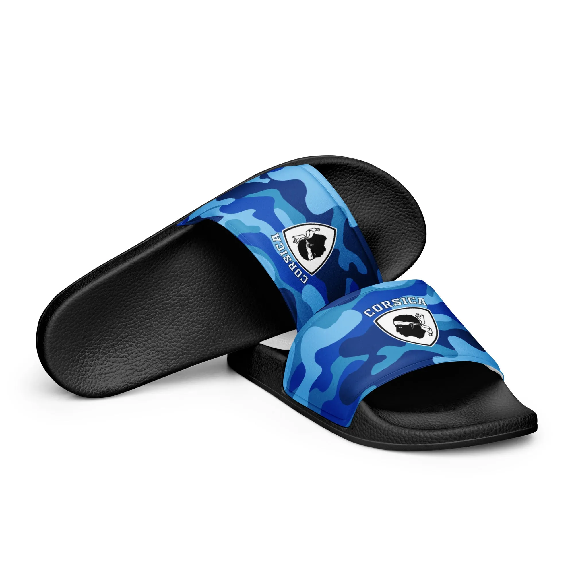 Claquettes pour homme Camouflage Tête de Maure