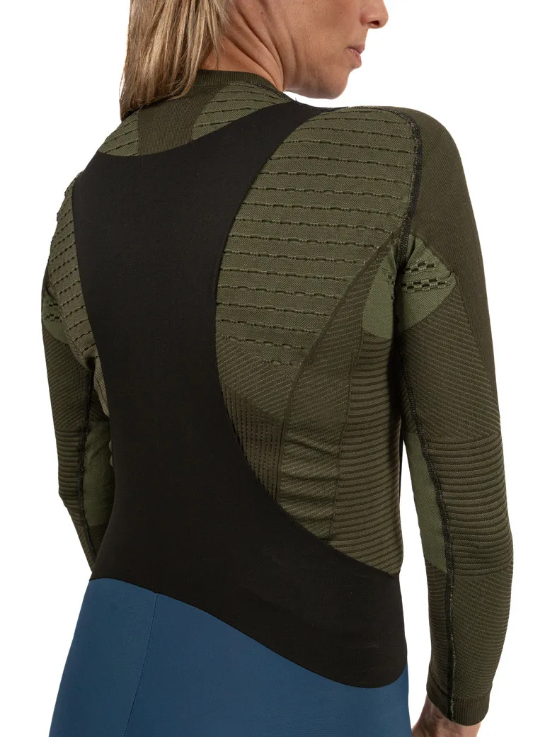 COLLANT DE CYCLISME AQUA ZERO HIVER FEMME BLEU