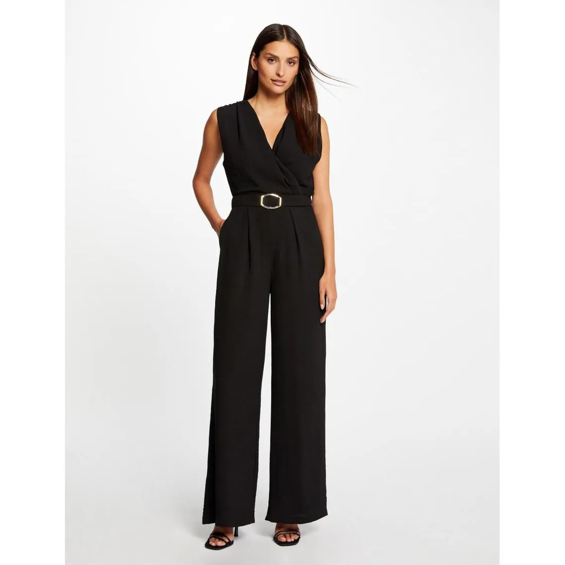 Combinaison jambe large détail boucle | 3 Suisses