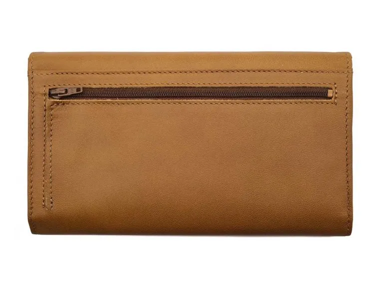 Compagnon "Luxe" en cuir gold - 20 cm - PM-004-01