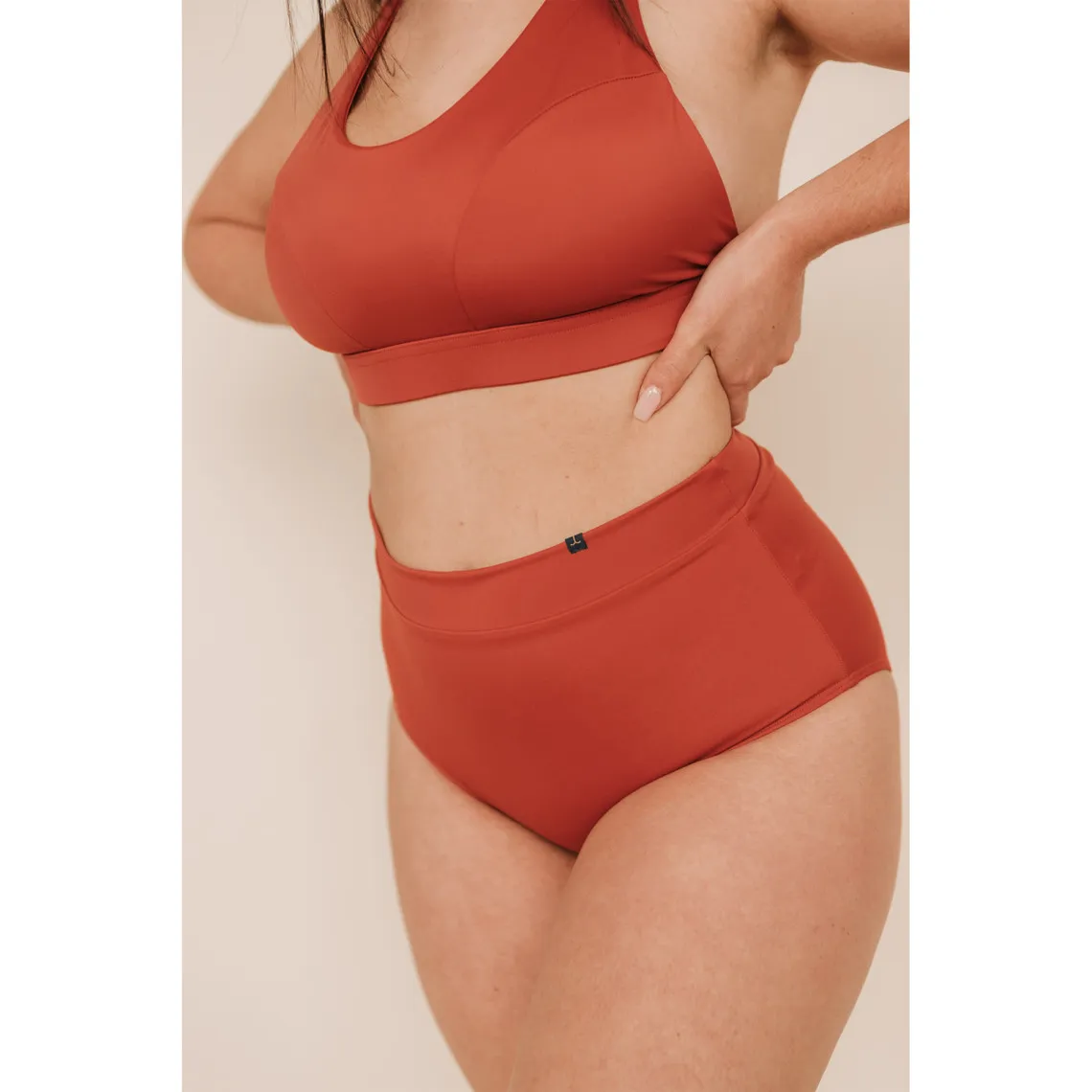 Culotte de bain taille haute - Rose | Maillots de bain 2 pièces 3 SUISSES