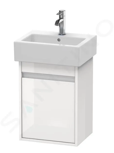 Duravit Ketho - Meuble-vasque, 55x40x32 cm, droite, blanc brillant KT6630R2222