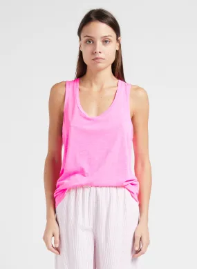 DéBARDEUR à COL ROND EN COTON MéLANGé JACKSONVILLE - AMERICAN VINTAGE pour FEMME | Printemps
