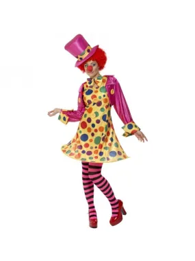 Déguisement clown femme multicolore S au XL