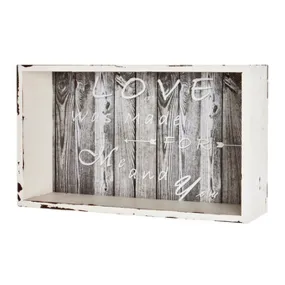 Etagère murale en bois laqué blanc style vintage | 3 Suisses