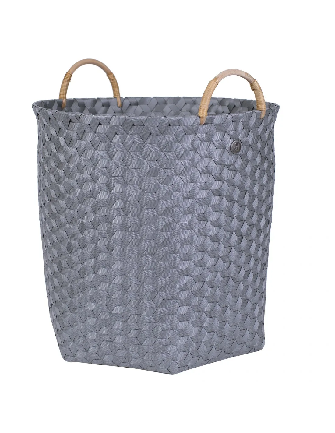 Handed By  Large Dark Grey Open Basket - Trouva