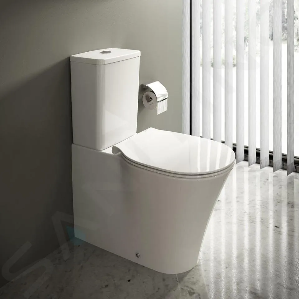 Ideal Standard Connect Air - cuvette de WC combi, évacuation basse/arrière, Aquablade, blanc E013701