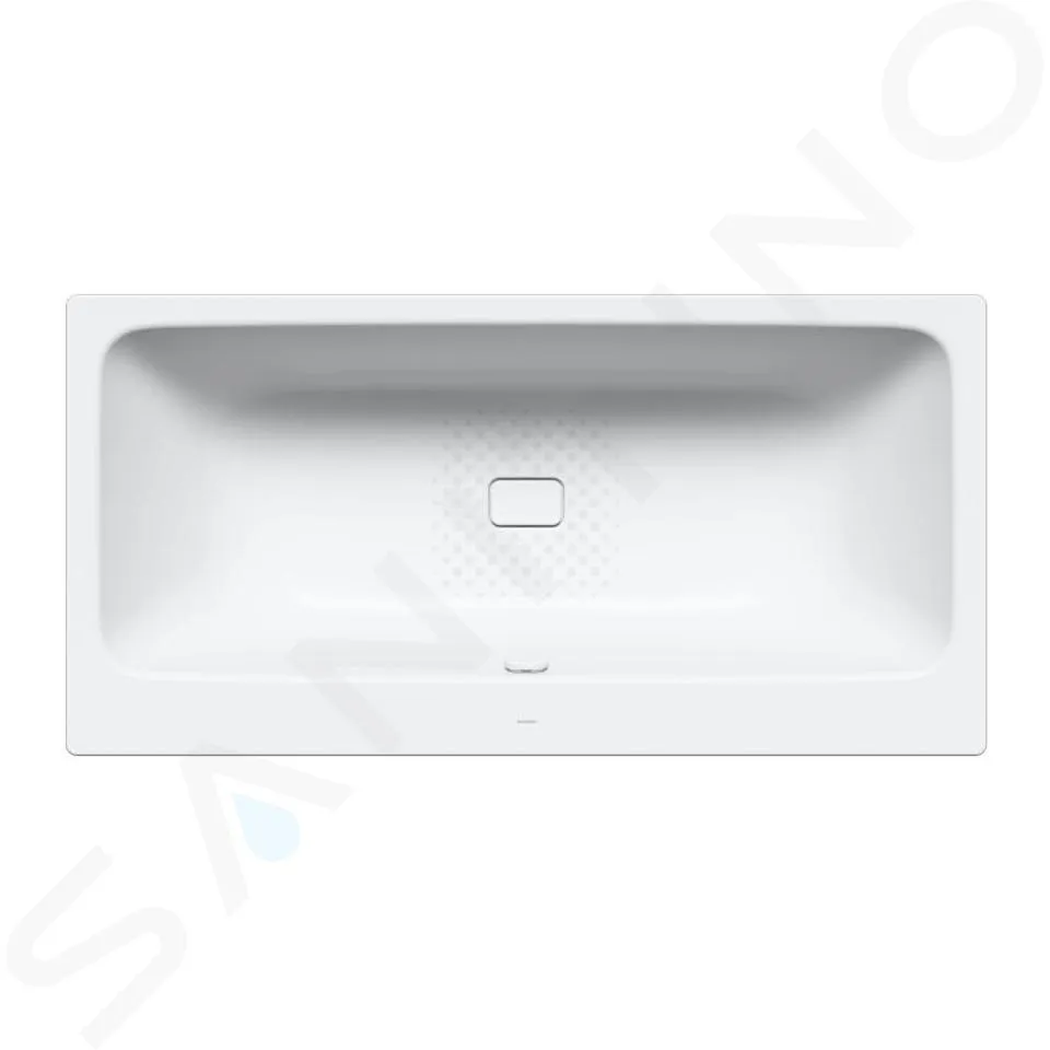 Kaldewei Avantgarde - Baignoire rectangulaire Asymmetric Duo 742, 180x90 cm, antidérapante, effet Perl, blanc 274230003001