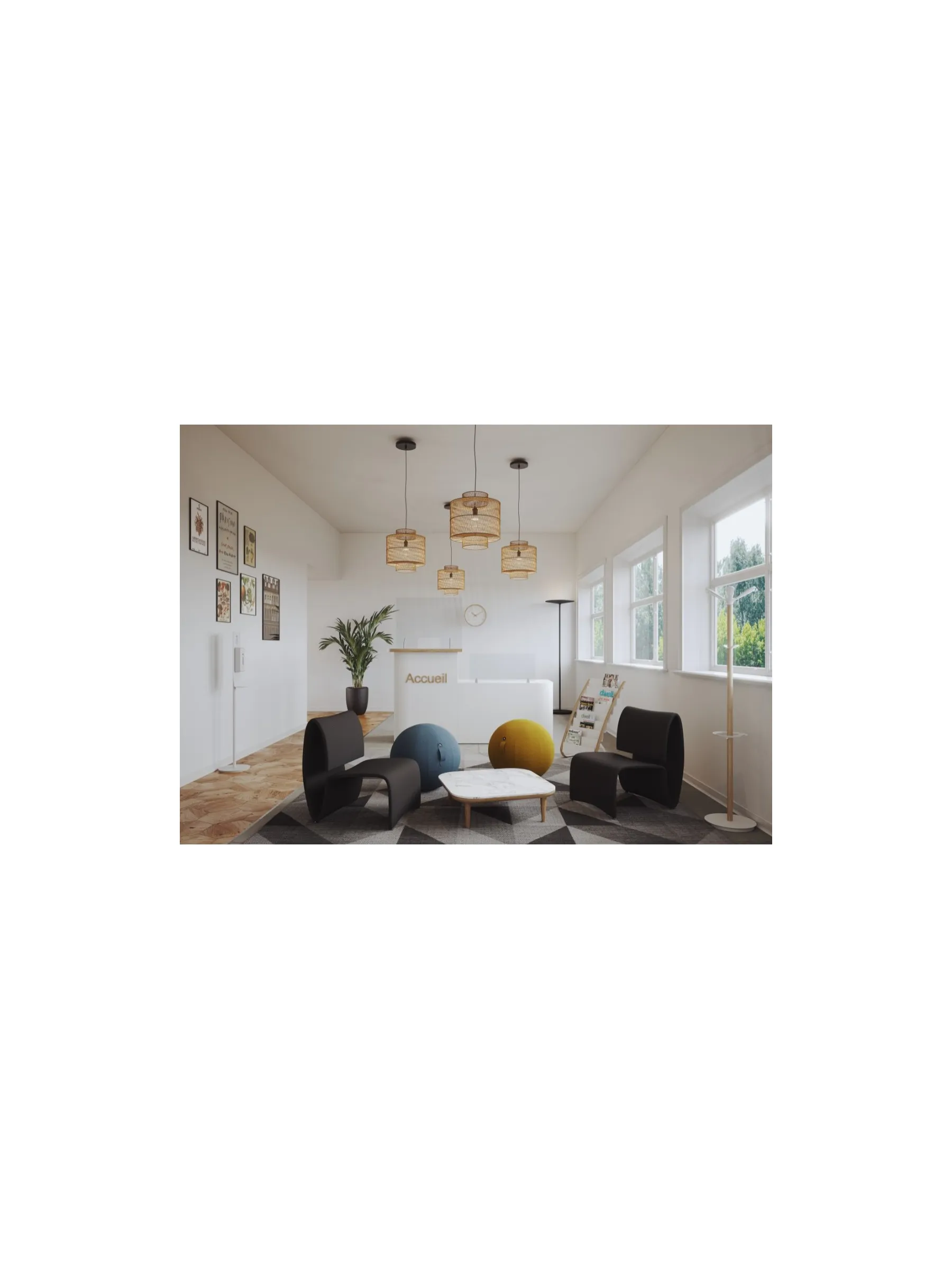 LAMPADAIRE ELEGANT NOIR LEDSLIM