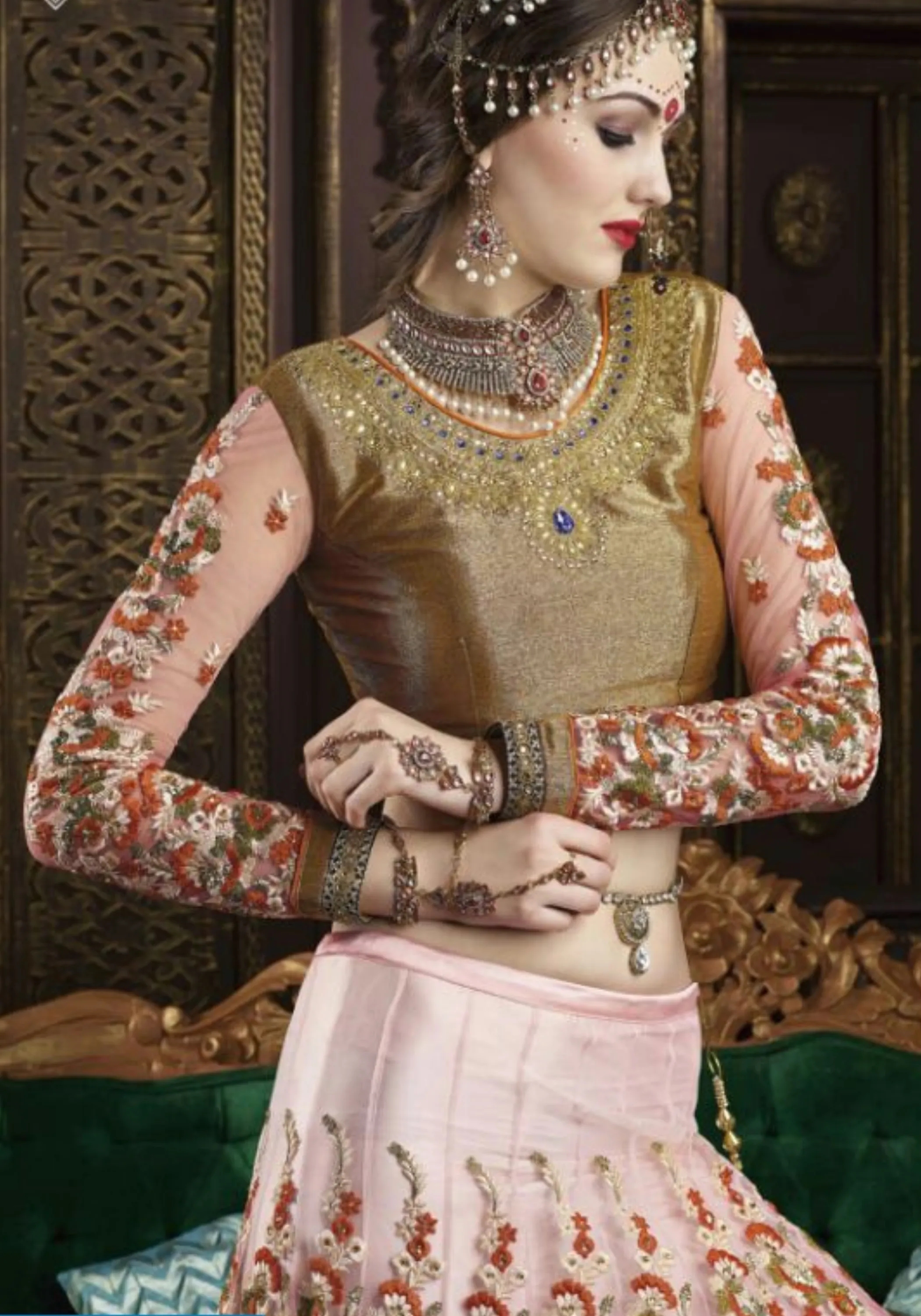 Lehenga designer rose Rasina