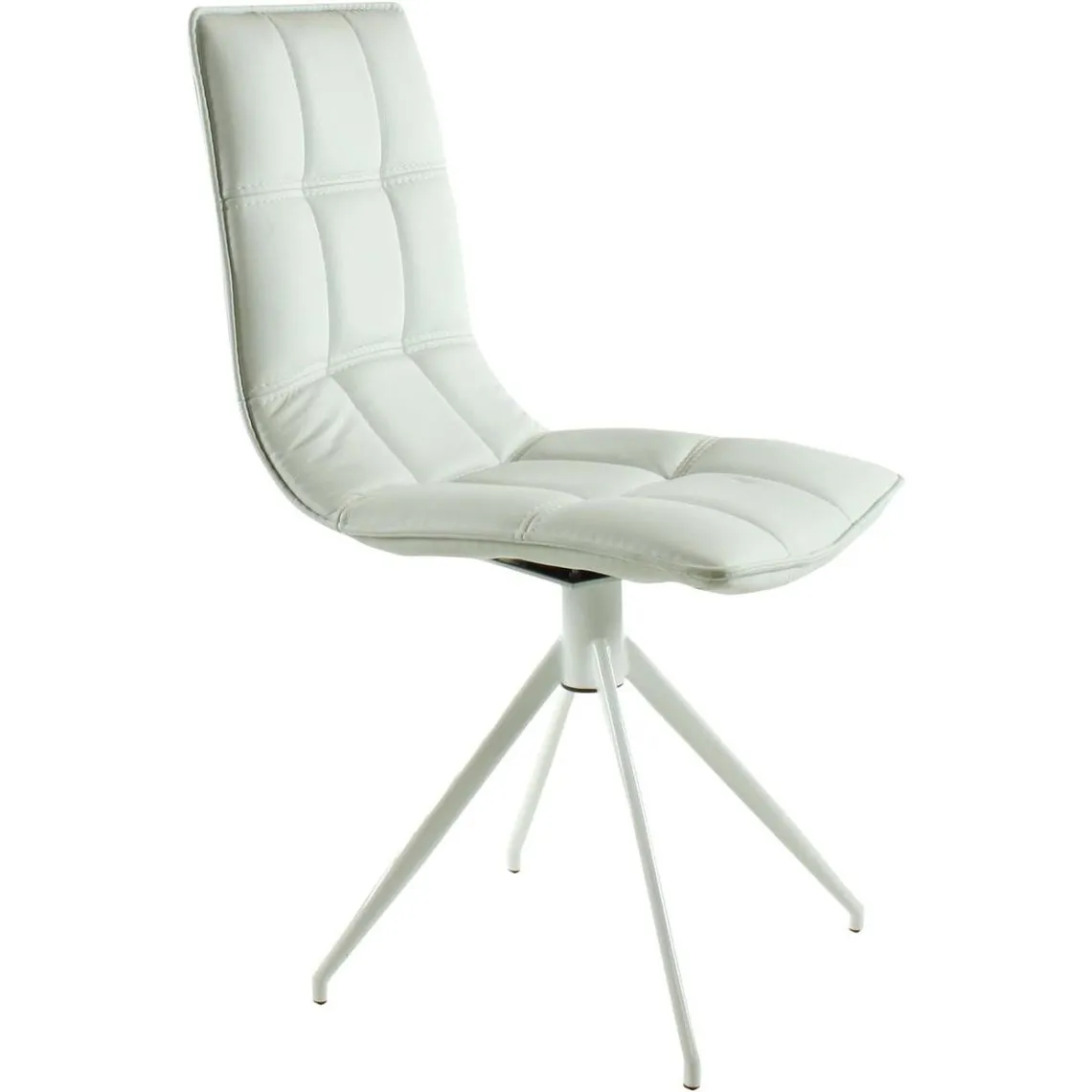 Lot de 2 Chaises matelassées MADERA Blanc | 3 Suisses