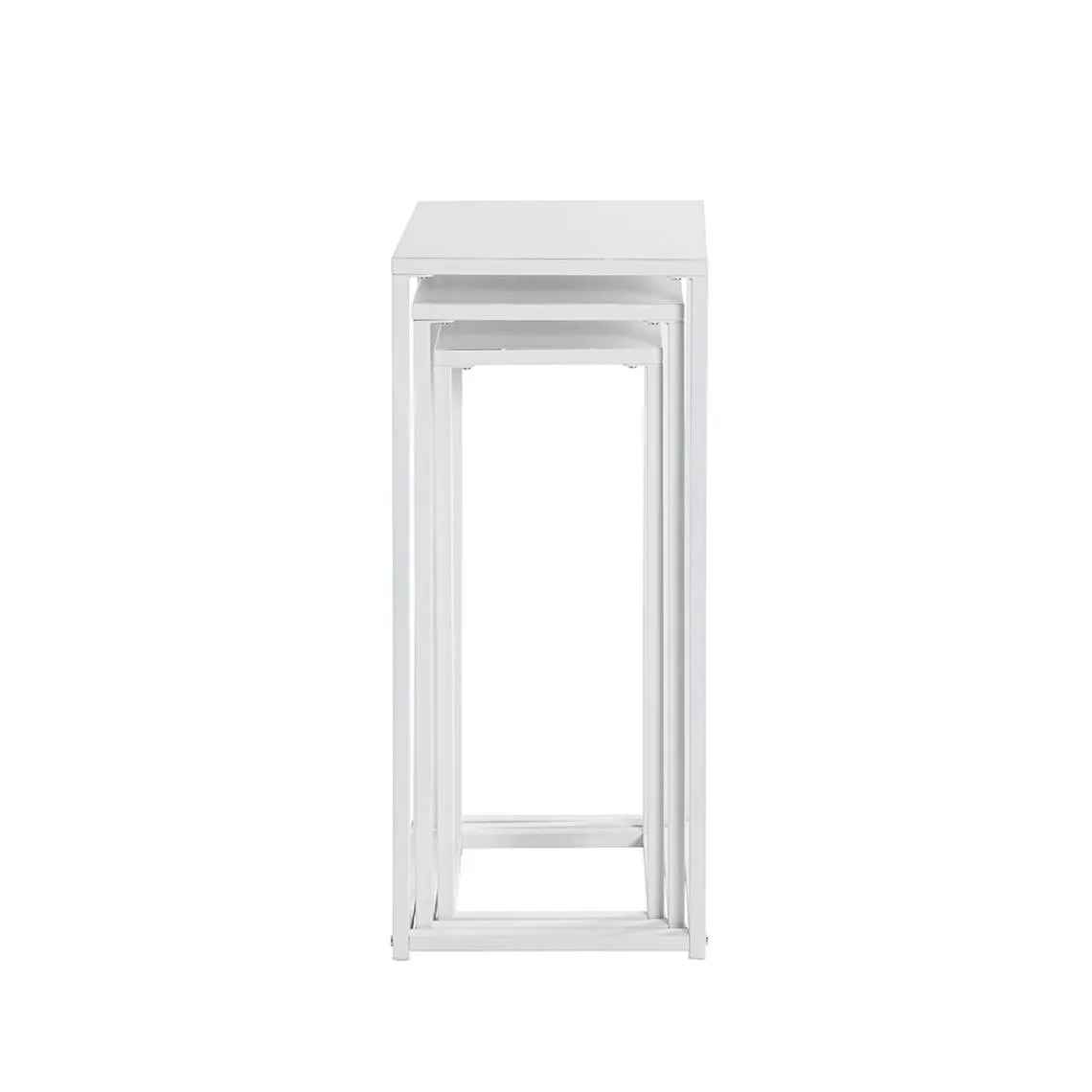 Lot de 3 porte plantes acier blanc | 3 Suisses