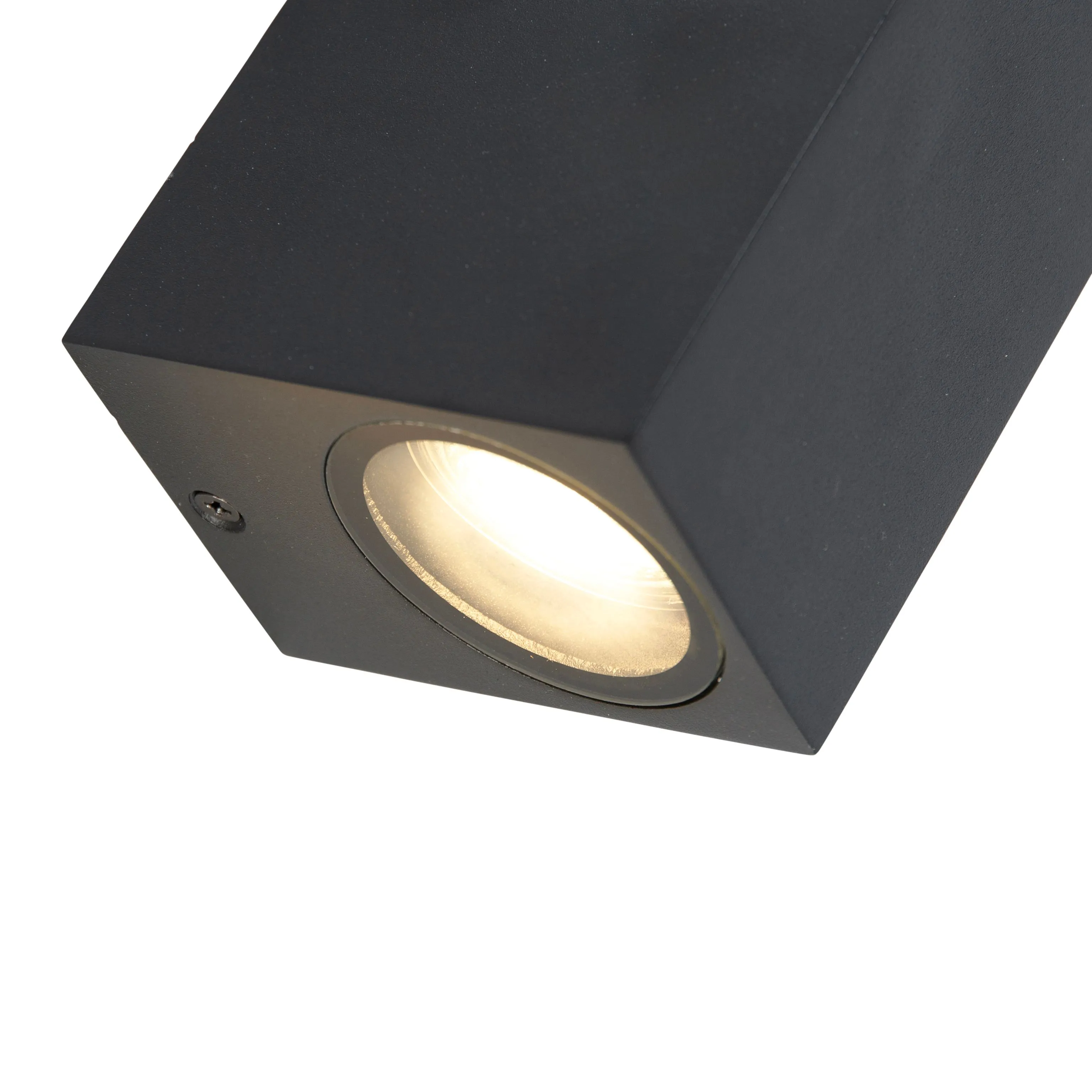 Lot de 4 appliques modernes noires IP44 - BALENO II
