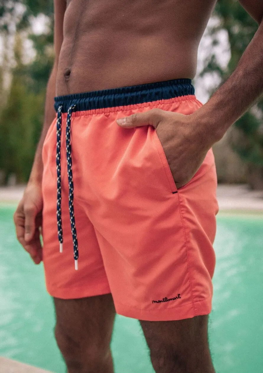 Maillot de bain plongeon rose - Montlimart - Marques de France