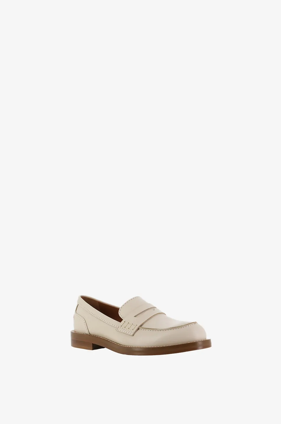 Mocassins en cuir lisse Pip