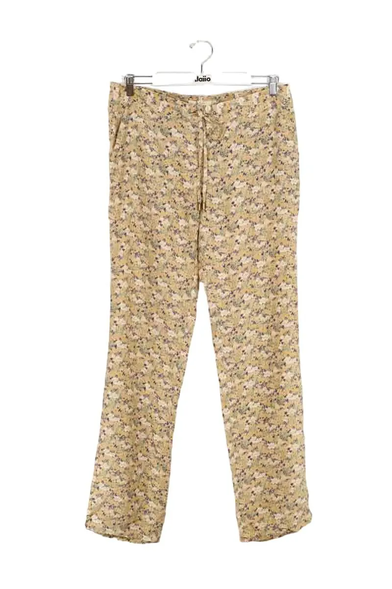 Pantalon droit en soie