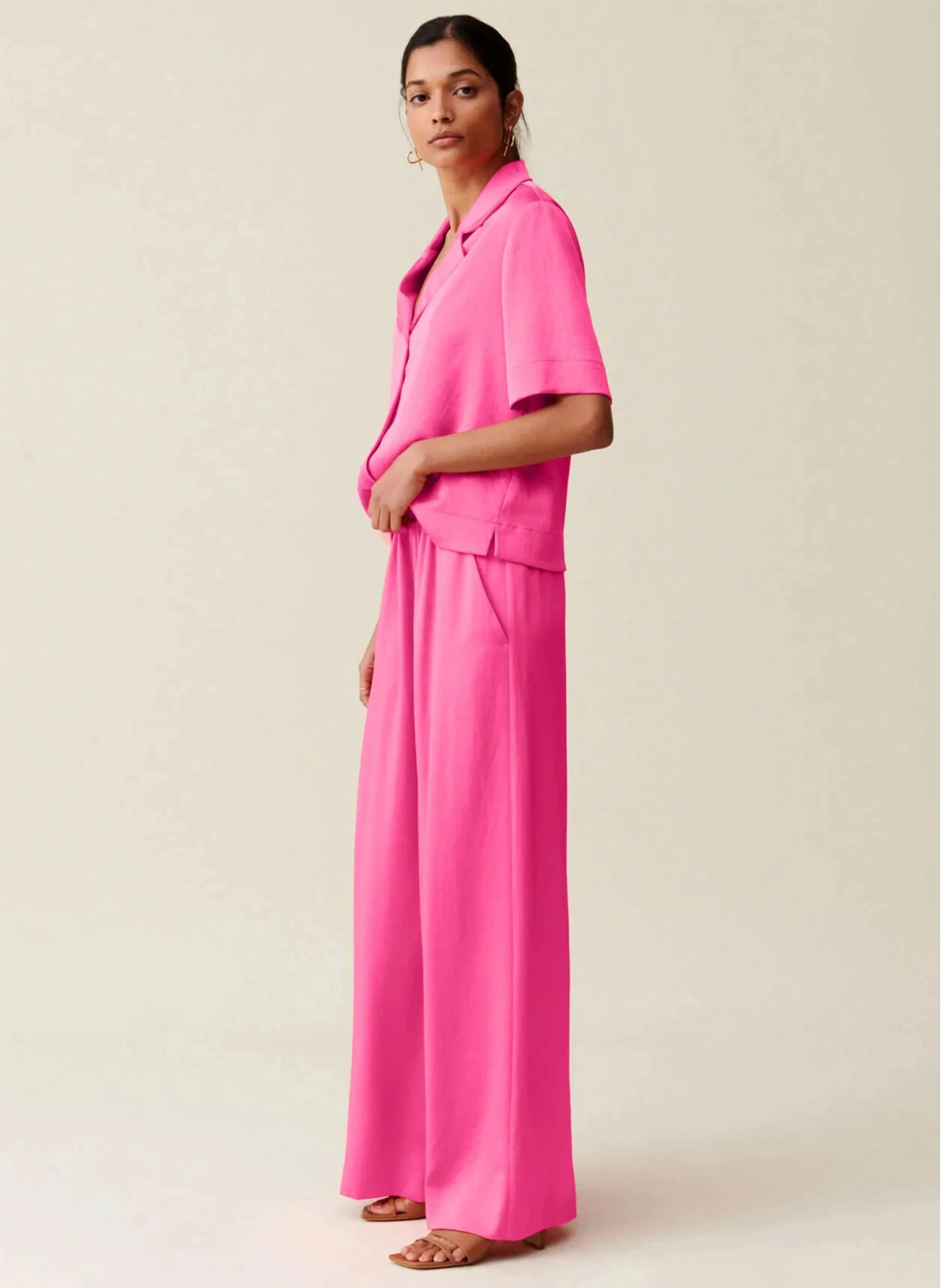 PANTALON LARGE - CLAUDIE PIERLOT pour FEMME | Printemps