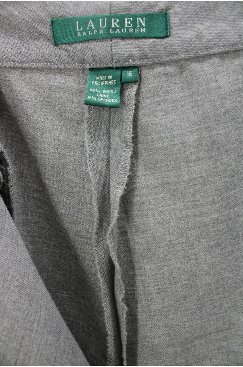 Pantalon Ralph Lauren gris / Vêtement d'occasion vintage friperie