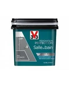 Peinture Salle de bain 750ml gris anthracite satin