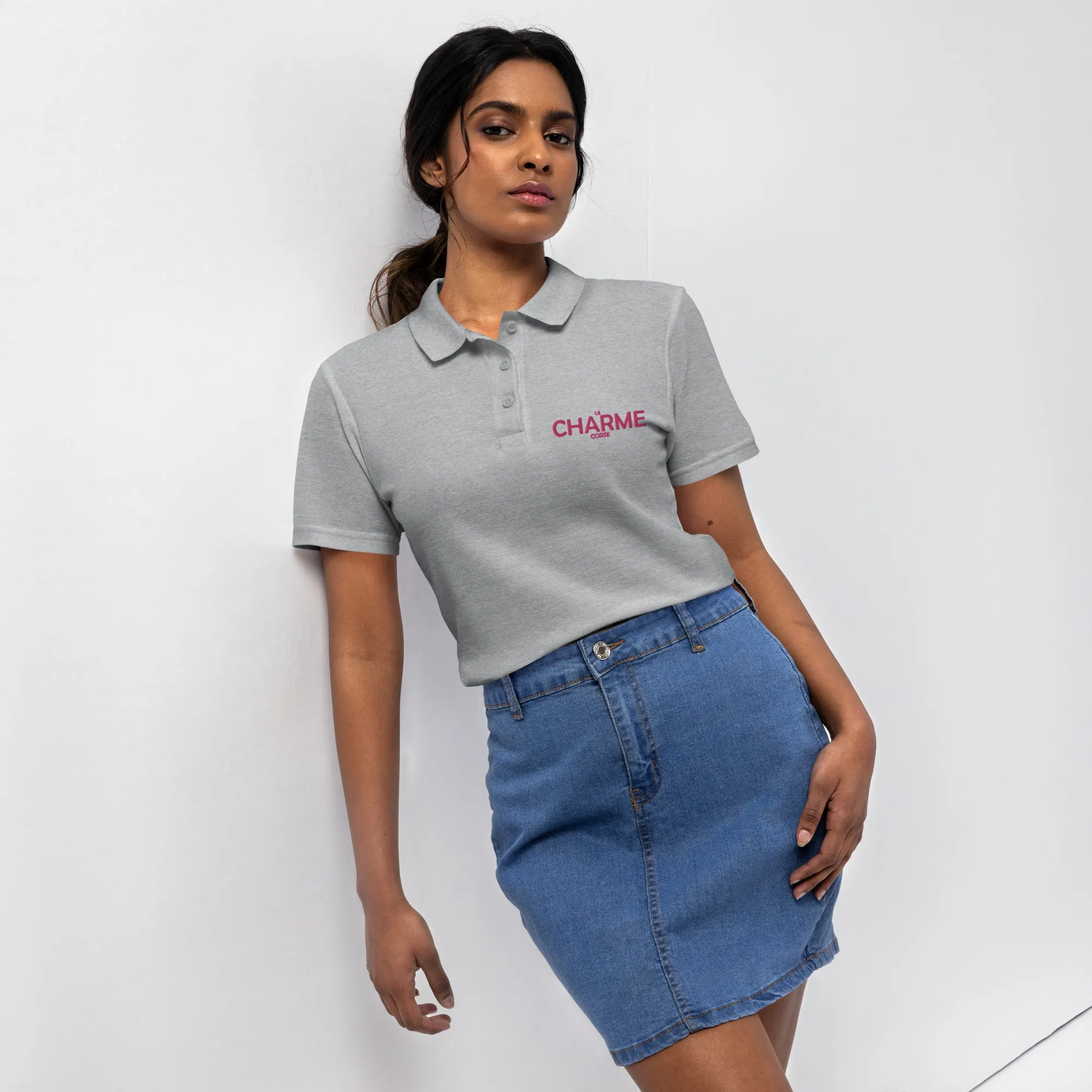 Polo Brodé femme Le Charme Corse