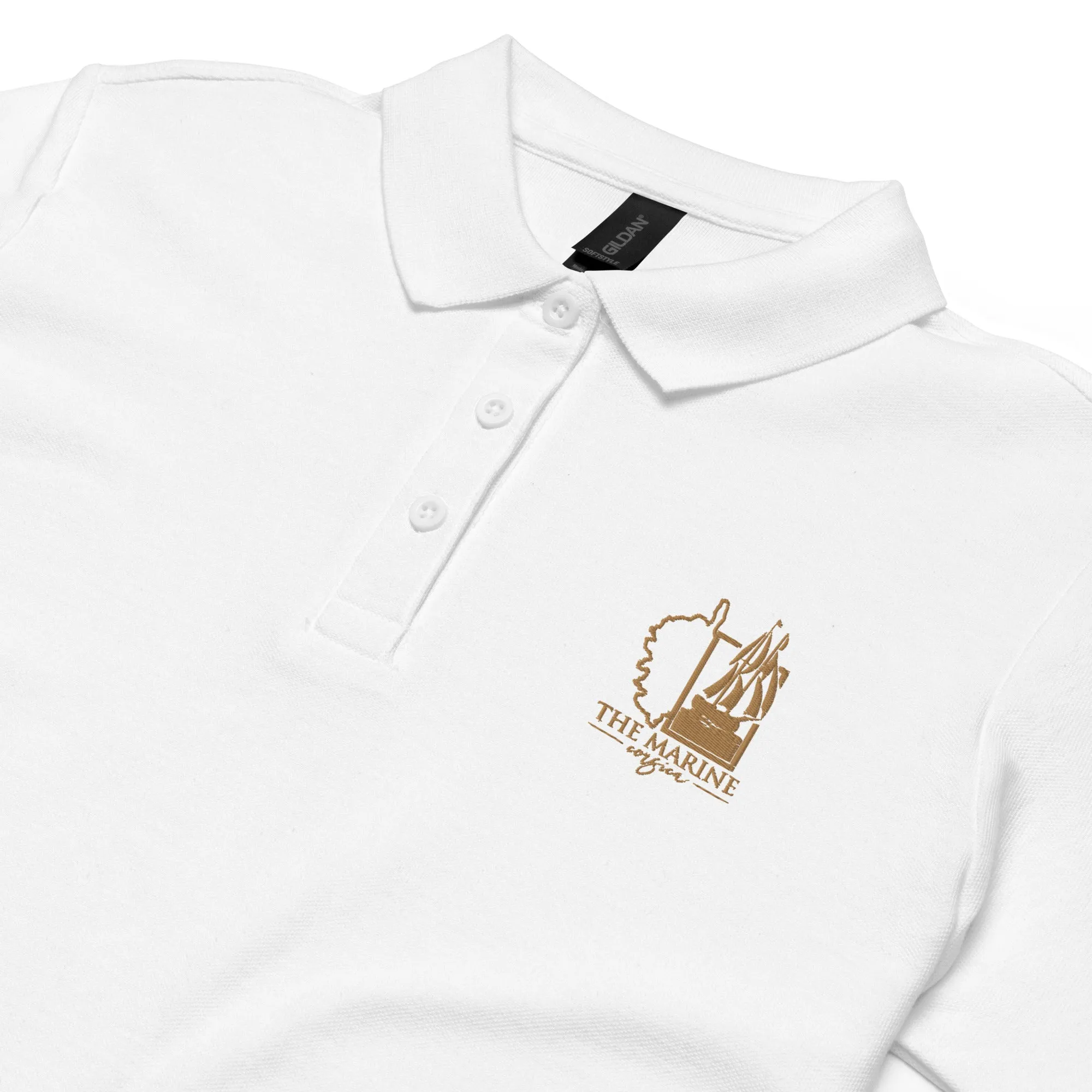 Polo Brodé femme The Marine Corsica