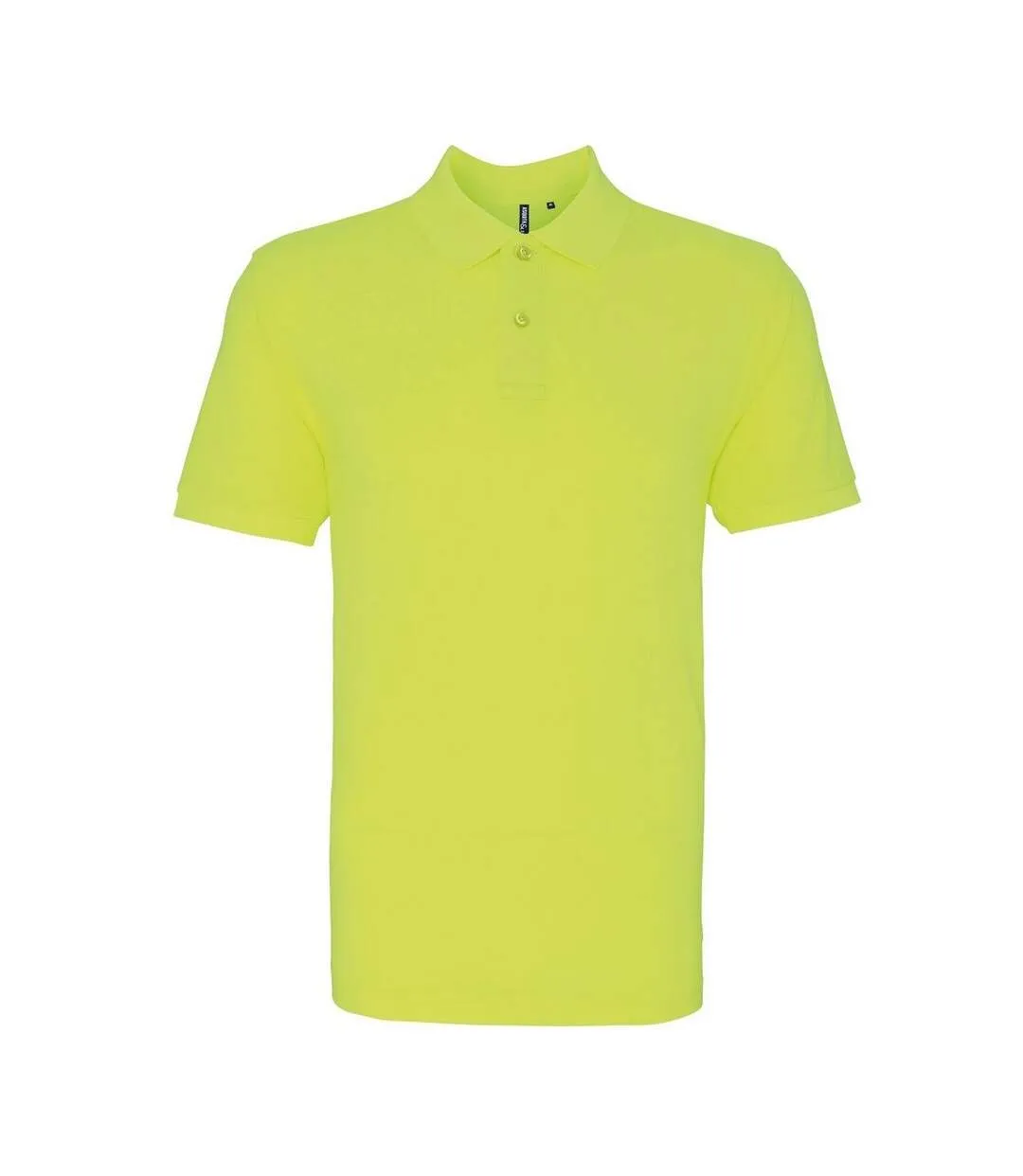 Polo manches courtes homme jaune néon Asquith & Fox