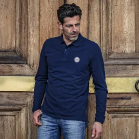 POLO MANCHES LONGUES MARINE