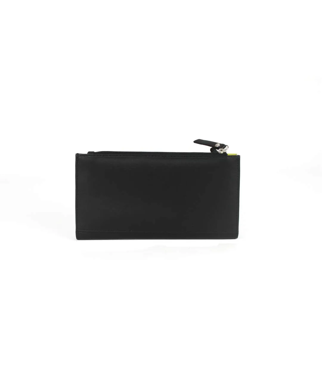 Porte-monnaie karlie femme one size noir / jaune néon Eastern Counties Leather