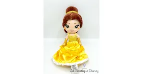 Poupée chiffon Belle La Belle et la Bête Disney Store 2022 ShopDisney peluche princesse robe jaune 36 cm