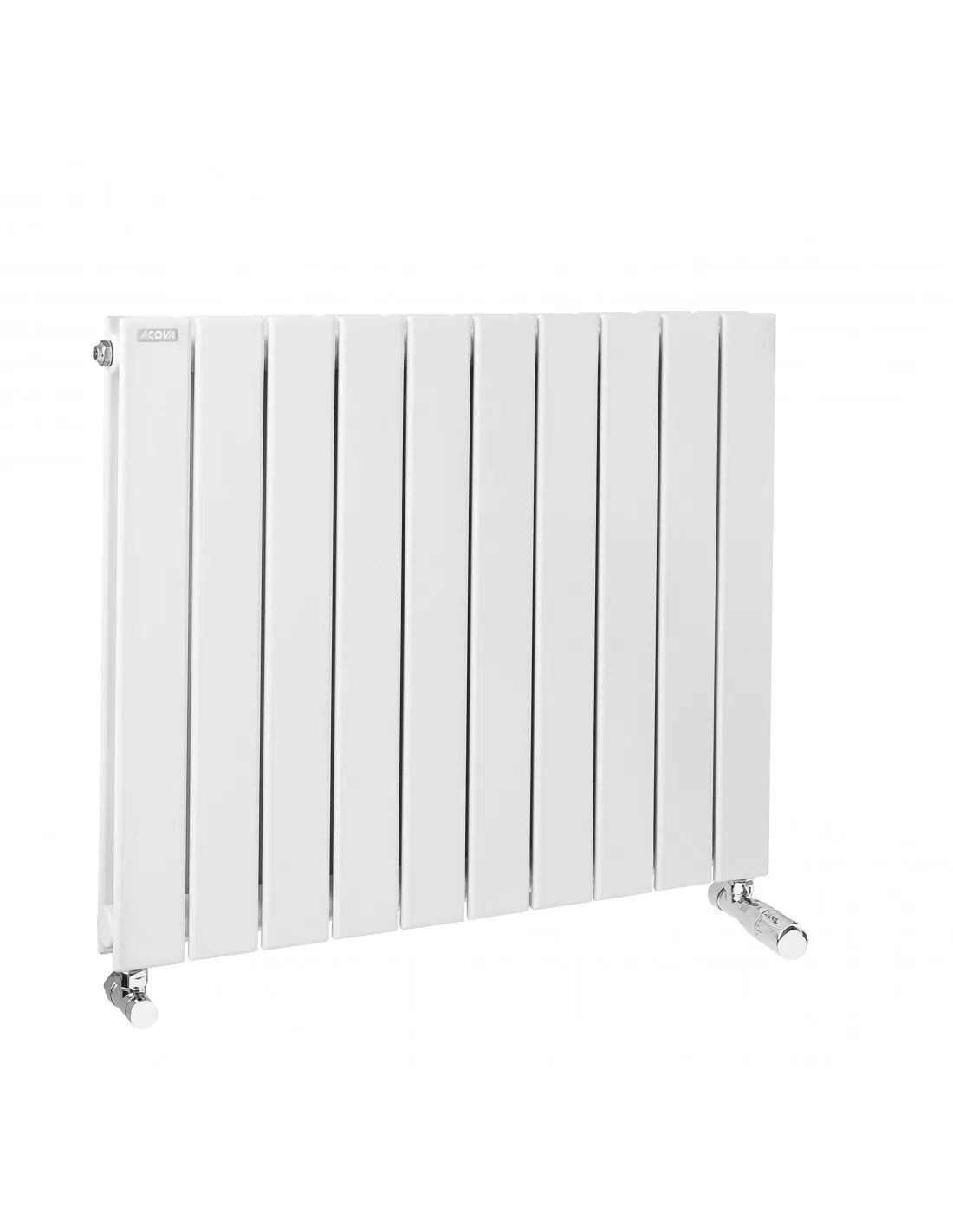 Radiateur eau chaude Fassane vertical double Blanc RAL 9016 356W horizontal 700 mm / L 296 mm Acova HXD-070-029