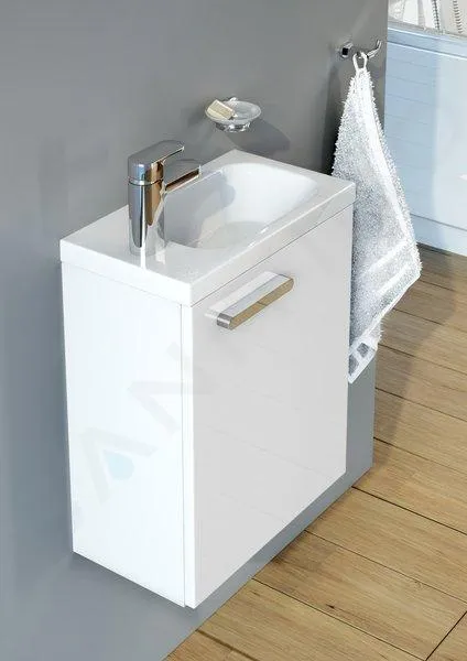 Ravak Chrome - Meuble vasque SD 400, 40x22x50 cm, blanc X000000538