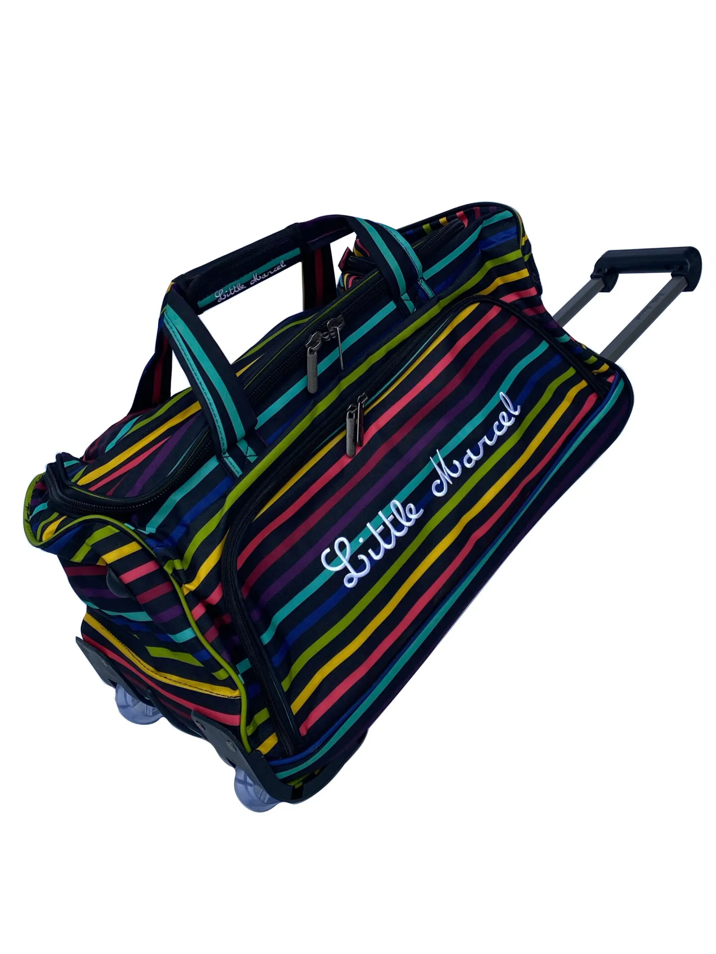 Sac De Voyage à Roulettes Souple Little Marcel Rayé  72cm
