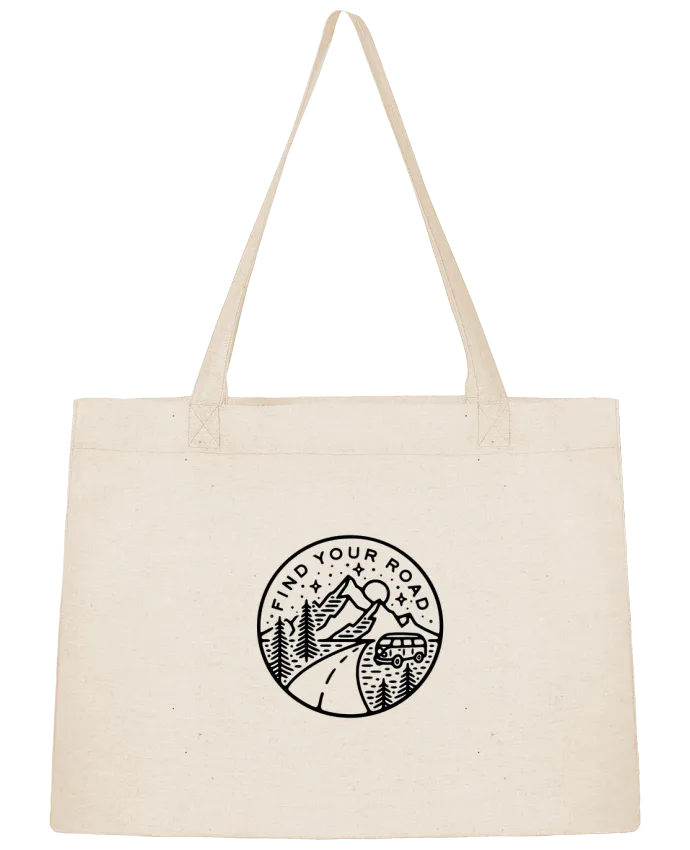 Sac Shopping FIND YOUR ROAD par Likagraphe